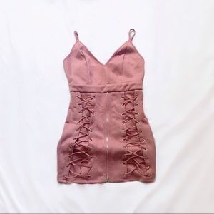 lf seek the label ⋆ faux suede dress